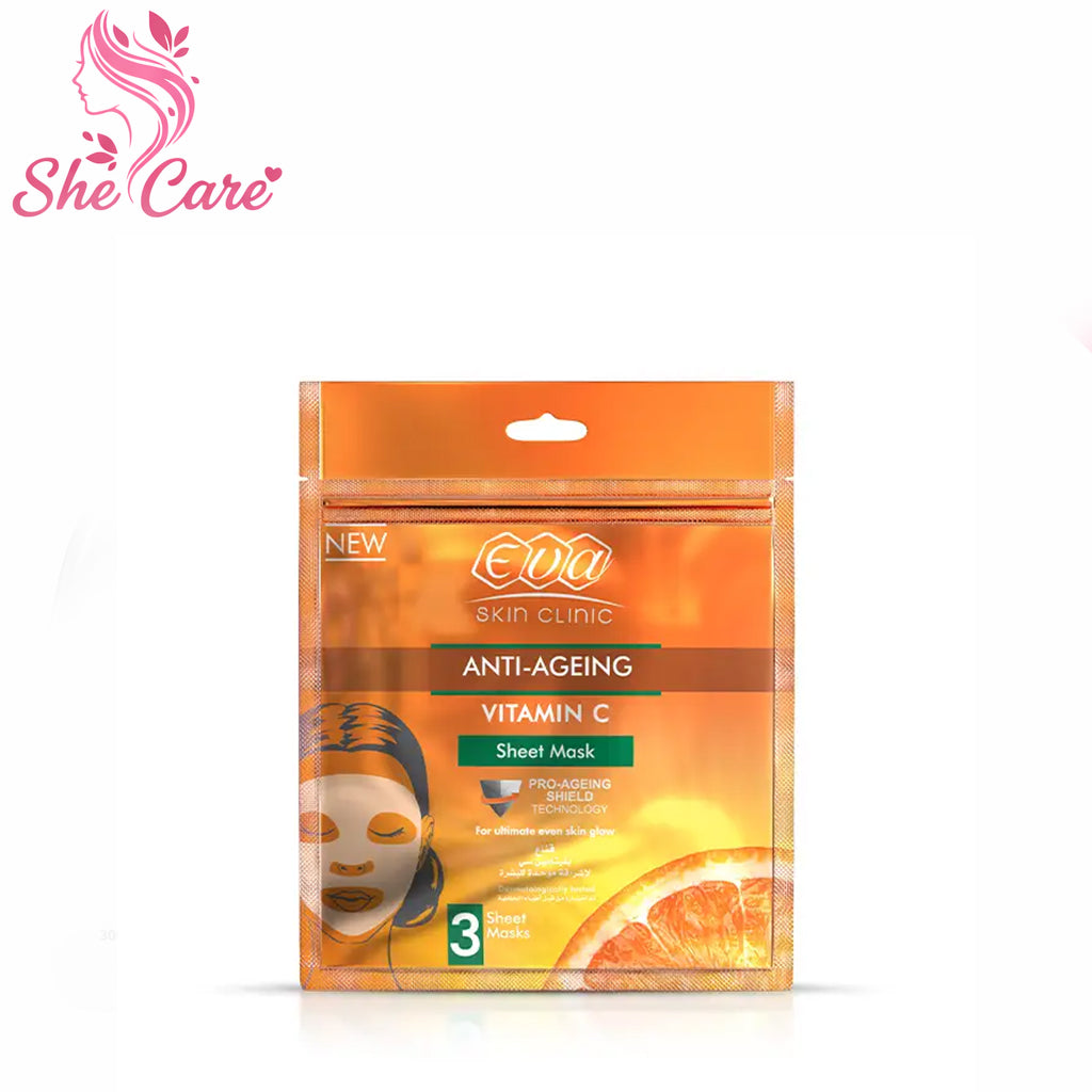 Eva Skin Clinic Vitamin C Sheet Mask ( 3 Sheet Masks )