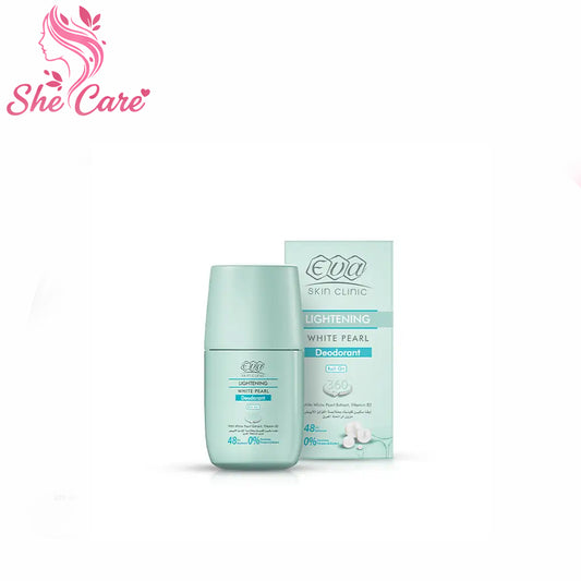 Eva Skin Clinic White Pearl Roll On Deodorant For Toning & Minimizing Hair With Pearl Fragrance 60 Gm