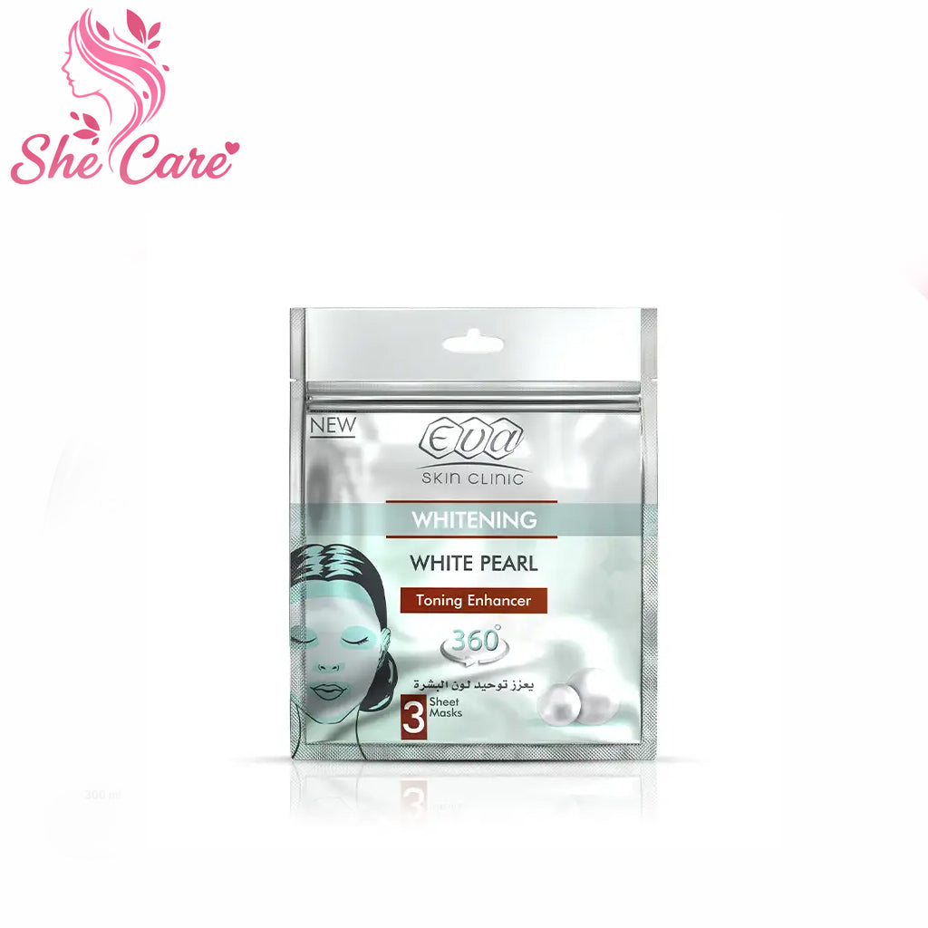Eva Skin Clinic White Pearl Sheet Mask ( 3 Sheet Masks )