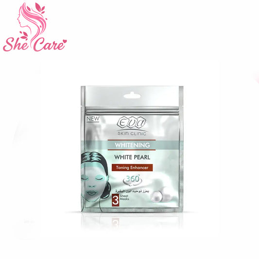 Eva Skin Clinic White Pearl Sheet Mask ( 3 Sheet Masks )