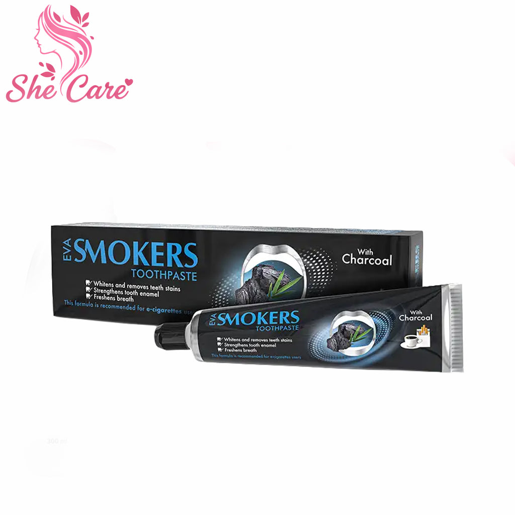 Eva Smokers Cleansing ToothPaste With Charcoal 50 Gm