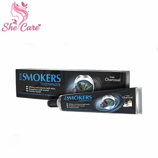 Eva Smokers Cleansing ToothPaste With Charcoal 50 Gm
