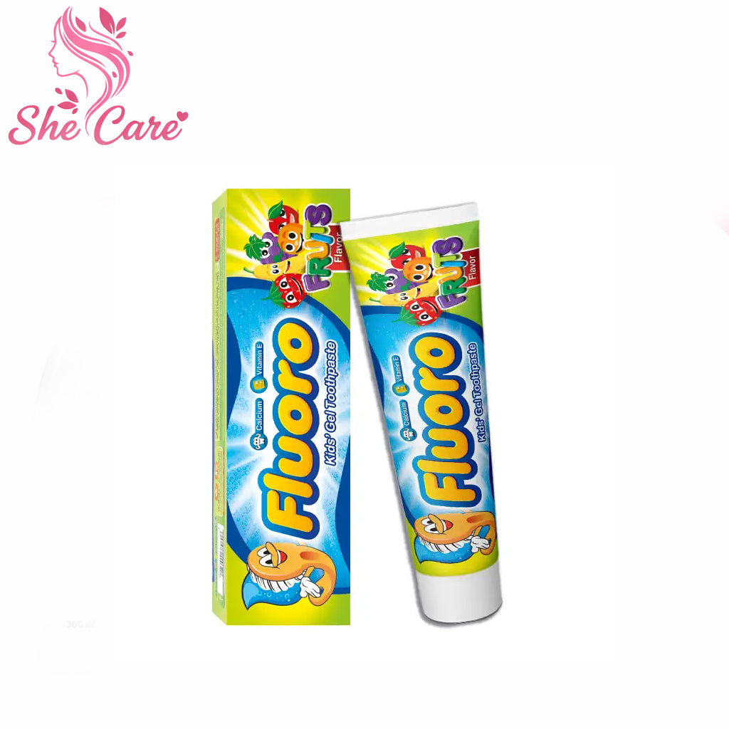 Fluoro Kids Toothpaste With Fruit Flavour 50 Gm