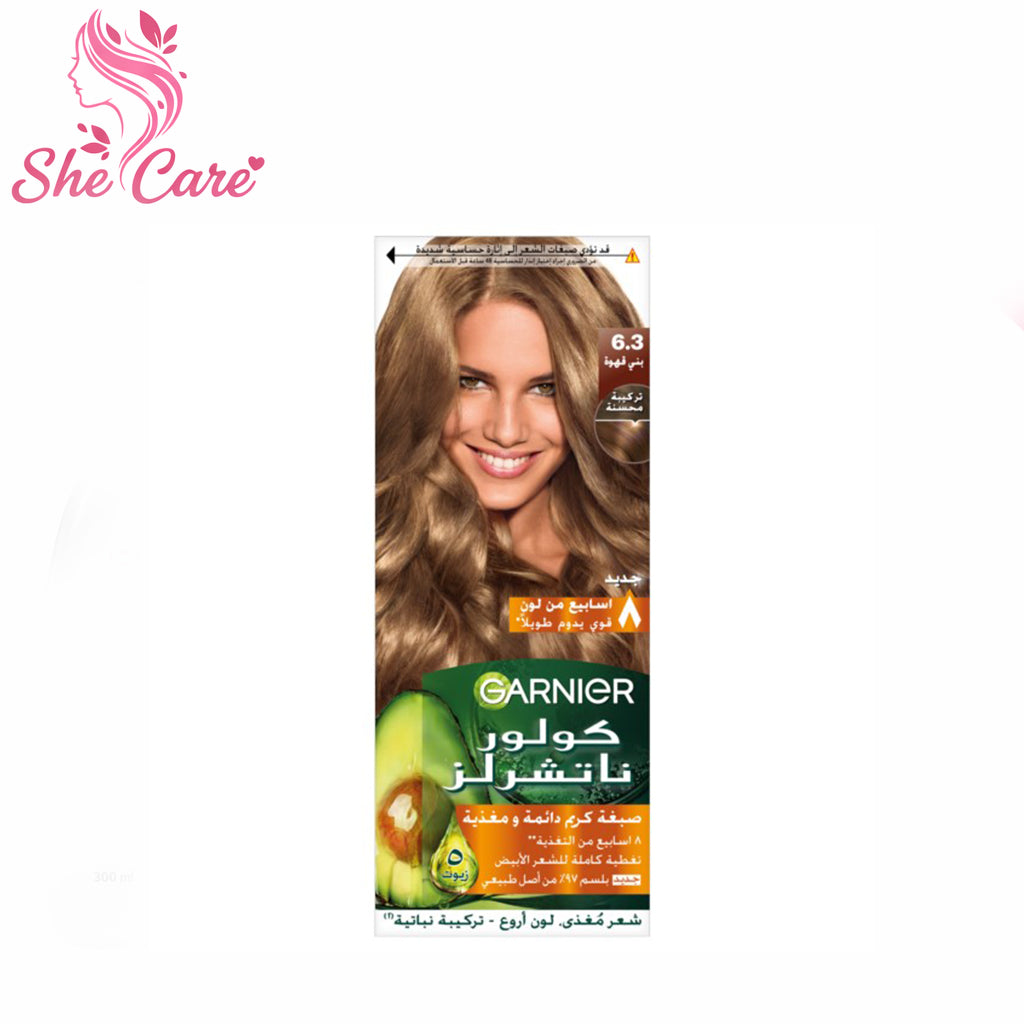 Garnier Color Naturals Permanent Creme Hair Color 6-3 Coffe Brown