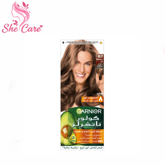 Garnier Color Naturals Permanent Creme Hair Color 6-7 Pure Chocolate Brown