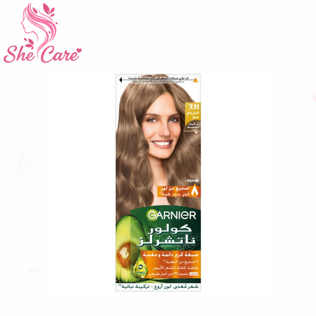 Garnier Color Naturals Permanent Creme Hair Color 7-11 Deep Ashy Blonde