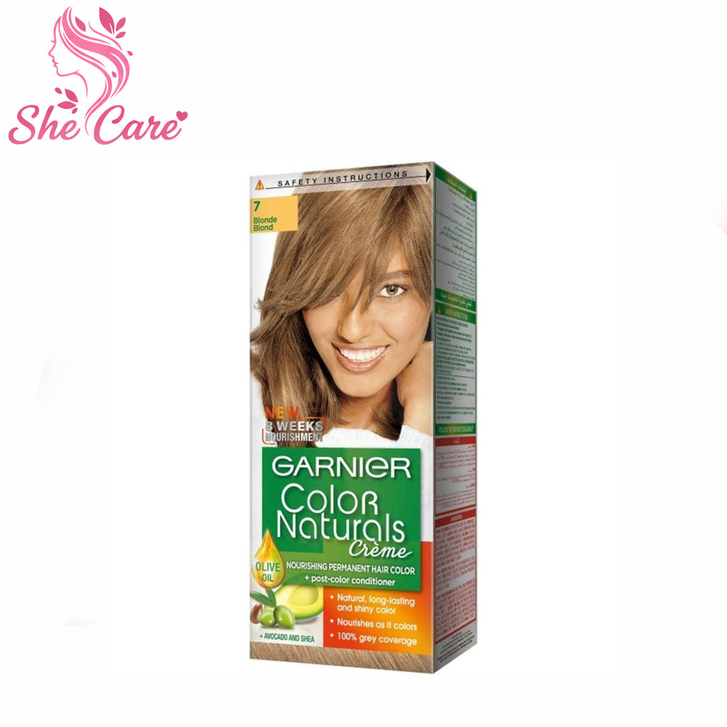 Garnier Color Naturals Permanent Creme Hair Color 7 Blonde Blond