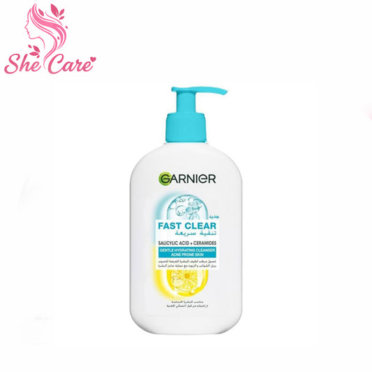 Garnier Fast Clear Cleanser Salicylic Acid + Ceramides 250Ml