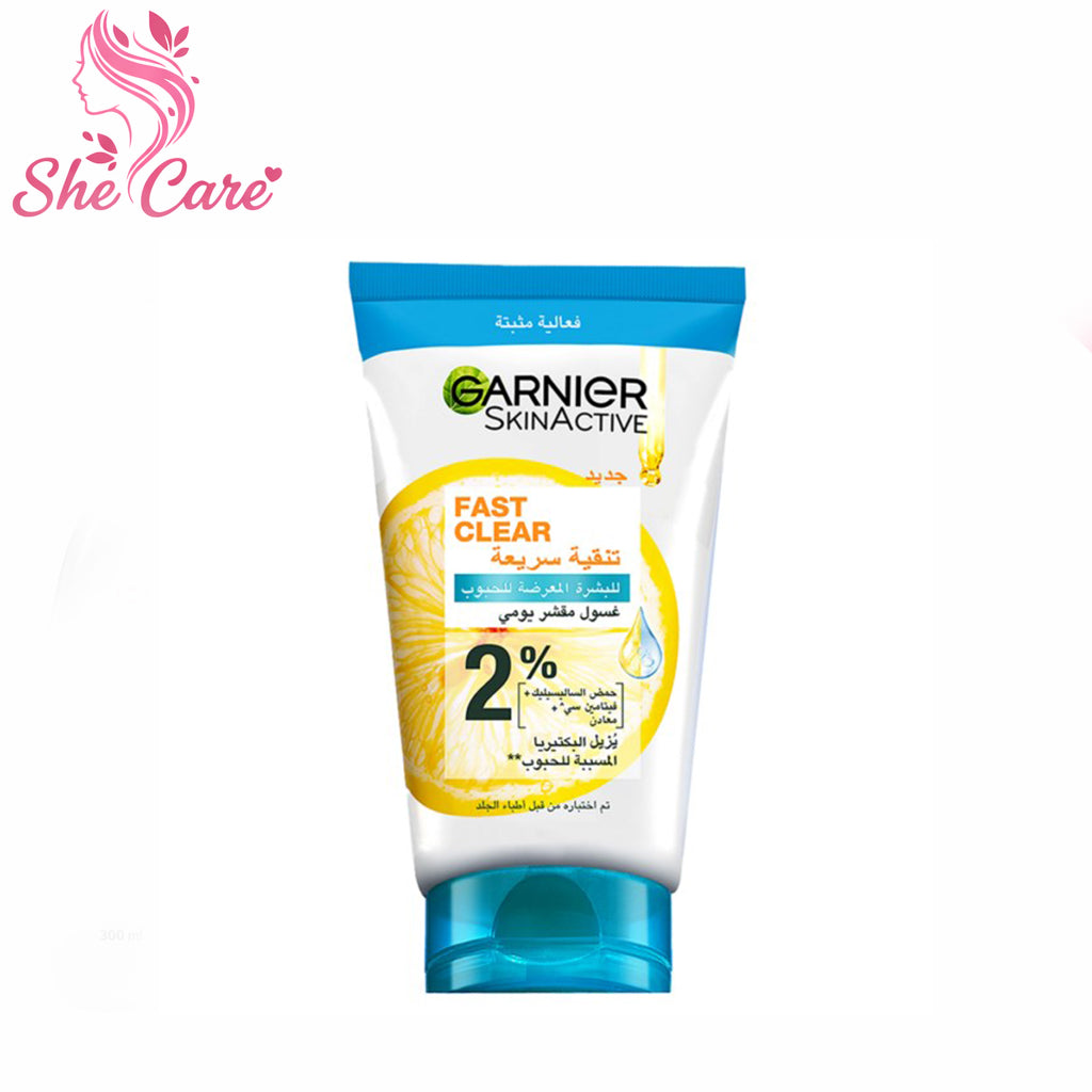 Garnier Fast Clear Cleanser Scrub 150Ml