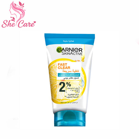 Garnier Fast Clear Cleanser Scrub 150Ml
