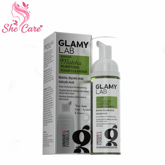 Glamy Lab Matcha Purifying Foam Cleanser