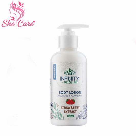 Infinity Naturals Body Lotion Strawberry Extract 250Ml