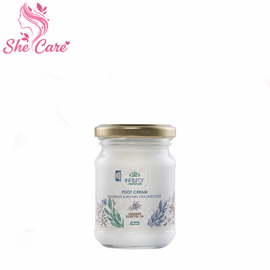 Infinity Naturals Foot Cream Lavender Essential Oil 150gm