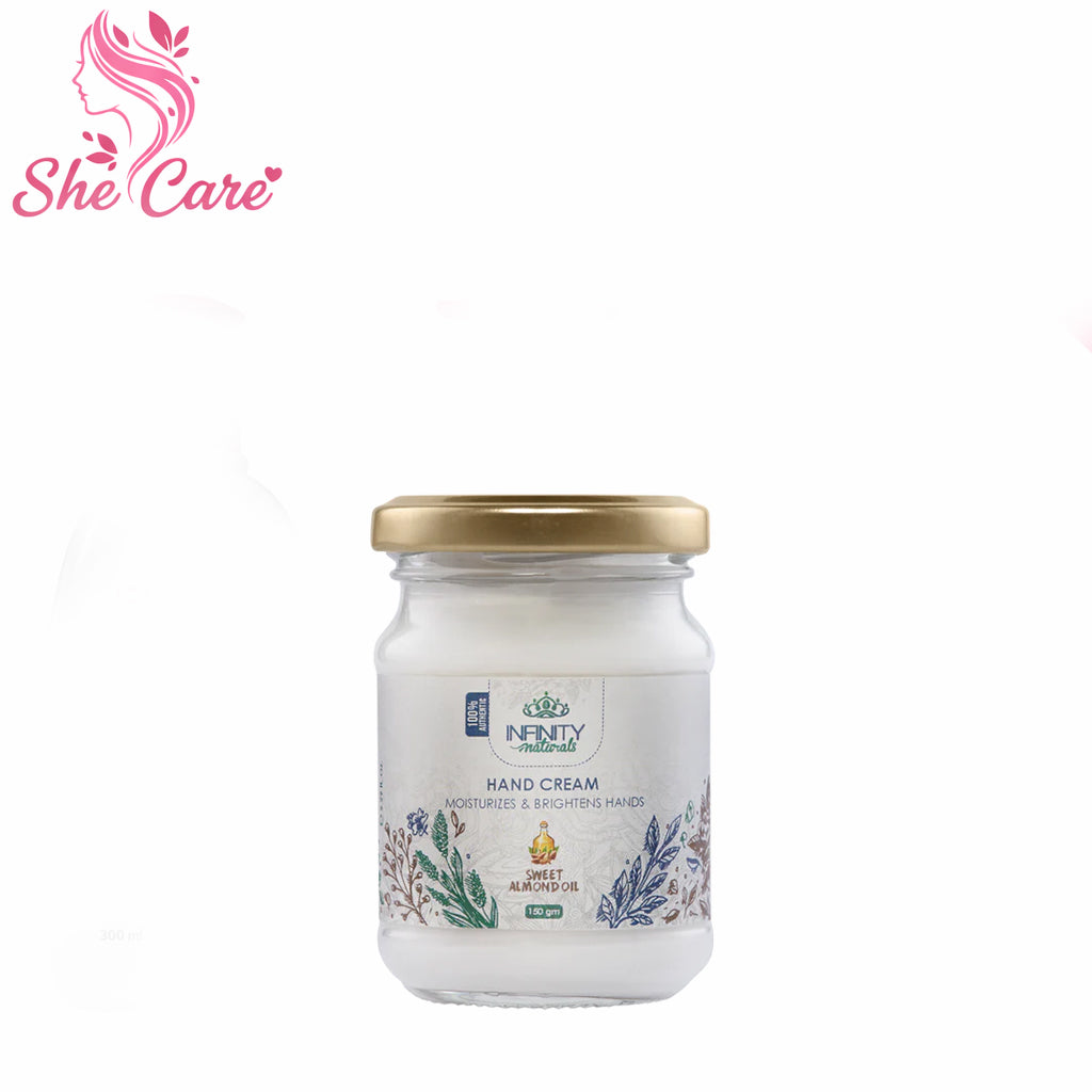 Infinity Naturals Hand Cream Sweet Almond Oil 150gm