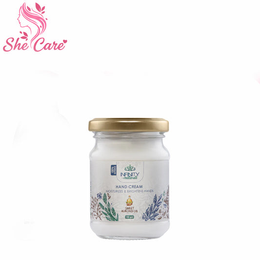 Infinity Naturals Hand Cream Sweet Almond Oil 150gm