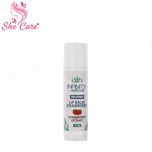 Infinity Naturals Lip Balm Stick Strawberry Extract 7Ml