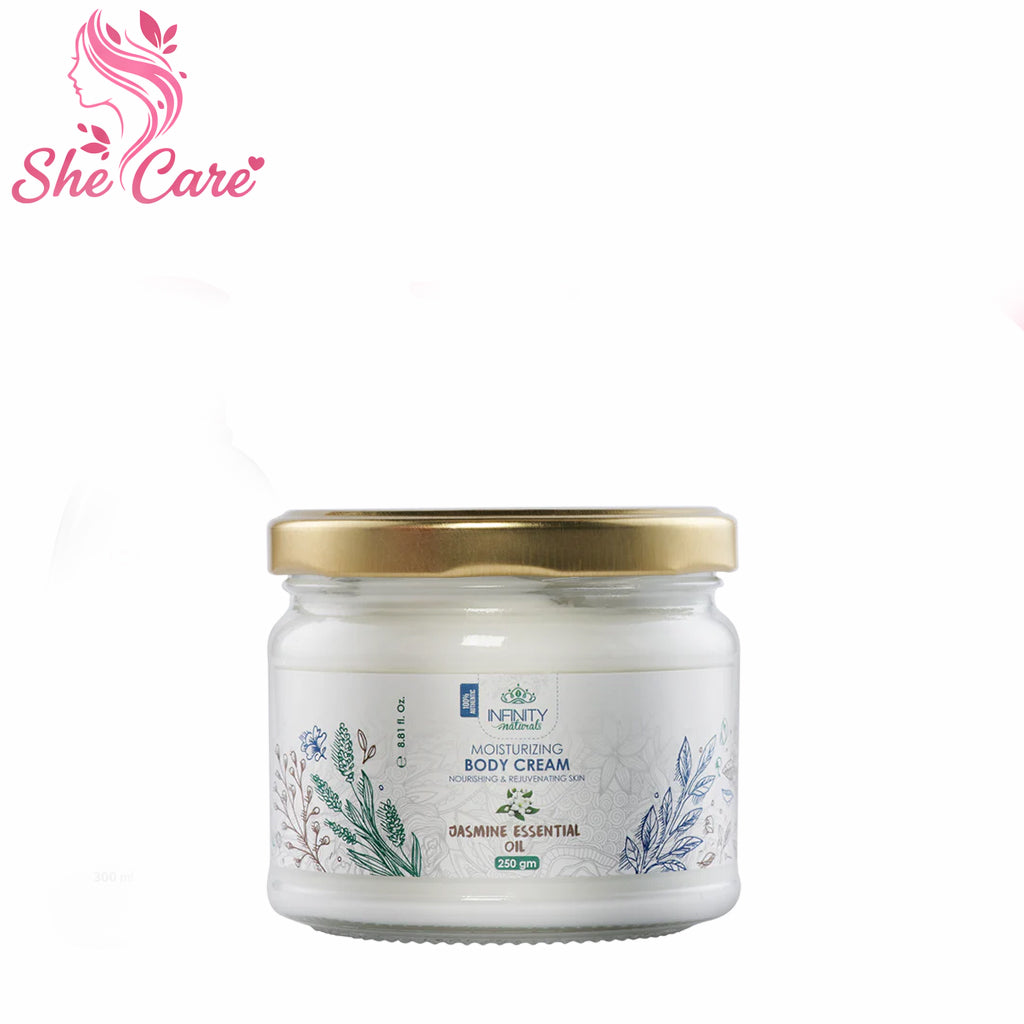 Infinity Naturals Moisturizing Body Cream Jasmine Essential Oil 250gm