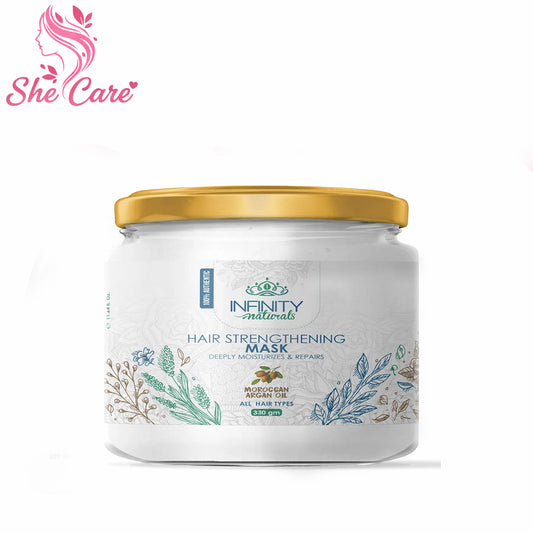 Infinity Naturals Moroccan Argan Oil Hair Strengthening Mask 330gm