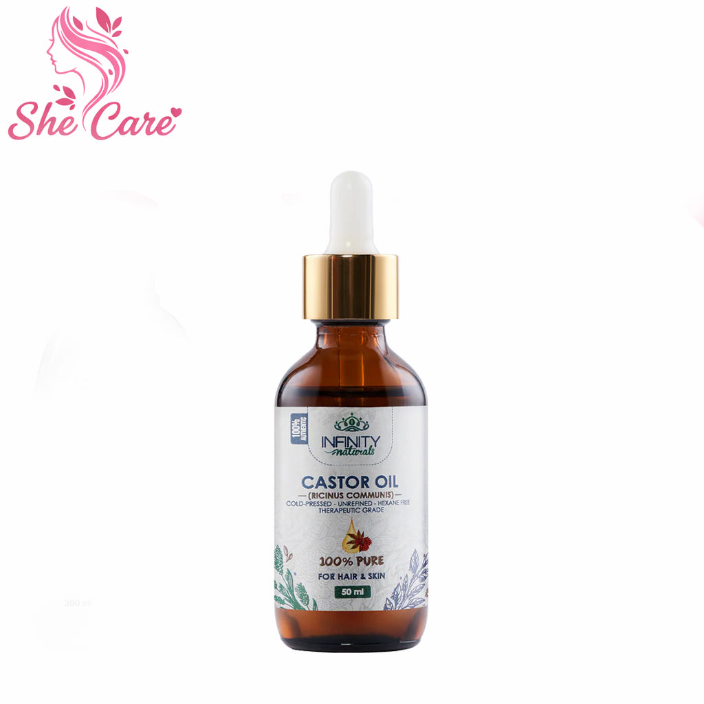 Infinity Naturals Pure Castor Oil 100% 50Ml