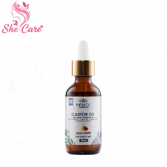 Infinity Naturals Pure Castor Oil 100% 50Ml