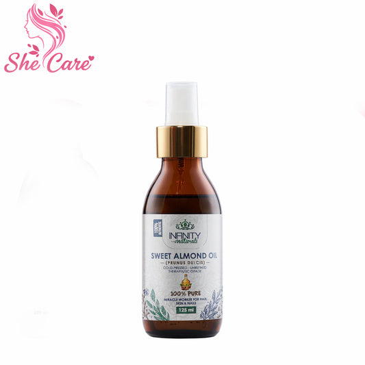 Infinity Naturals Pure Sweet Almond Oil 100% 125Ml