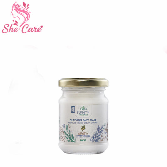 Infinity Naturals Purifying Facial Mask Tea Tree Essential Oil 150gm