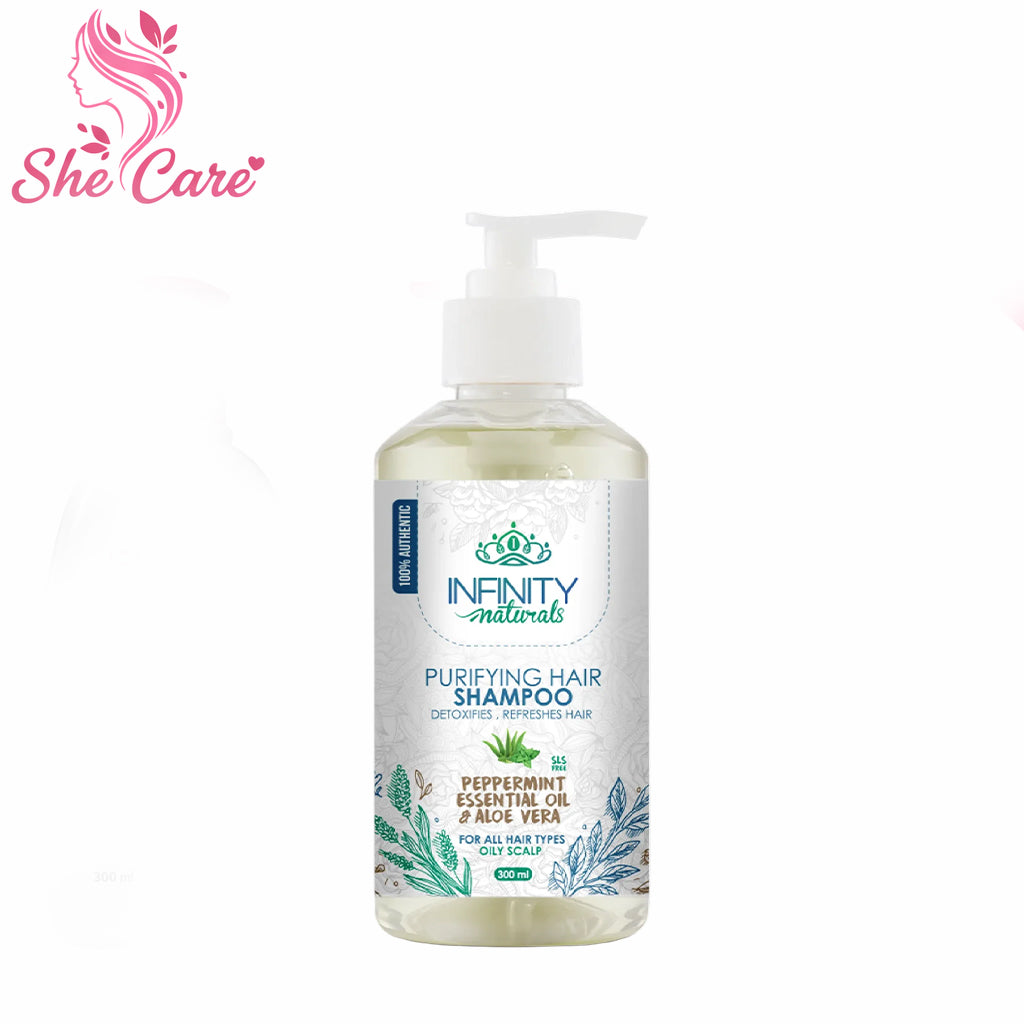 Infinity Naturals Purifying Peppermint and Aloe Vera Shampoo 300Ml