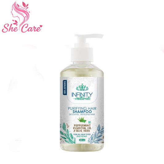 Infinity Naturals Purifying Peppermint and Aloe Vera Shampoo 300Ml