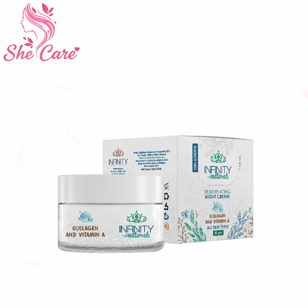 Infinity Naturals Rejuvenating Night Cream Collagen & Vitamin A 50gm
