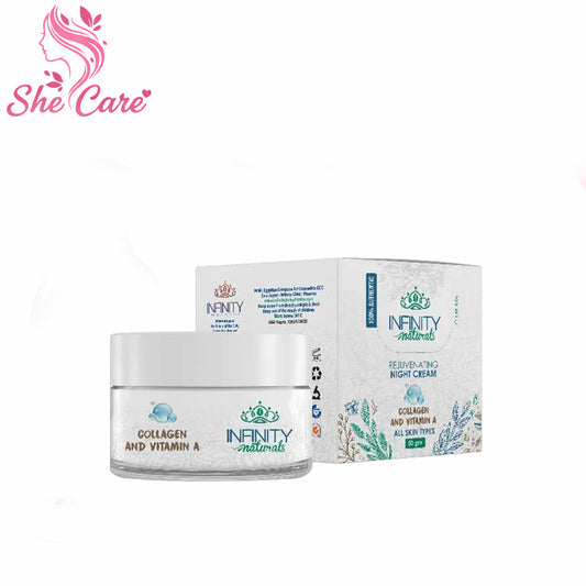 Infinity Naturals Rejuvenating Night Cream Collagen & Vitamin A 50gm