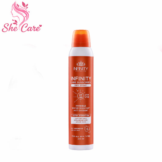Infinity Sunscreen Dry Spray SPF50+ 200Ml