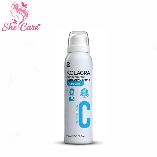 Kolagra Antiperspirant WHITENING SPRAY For Women-150ml Coconut