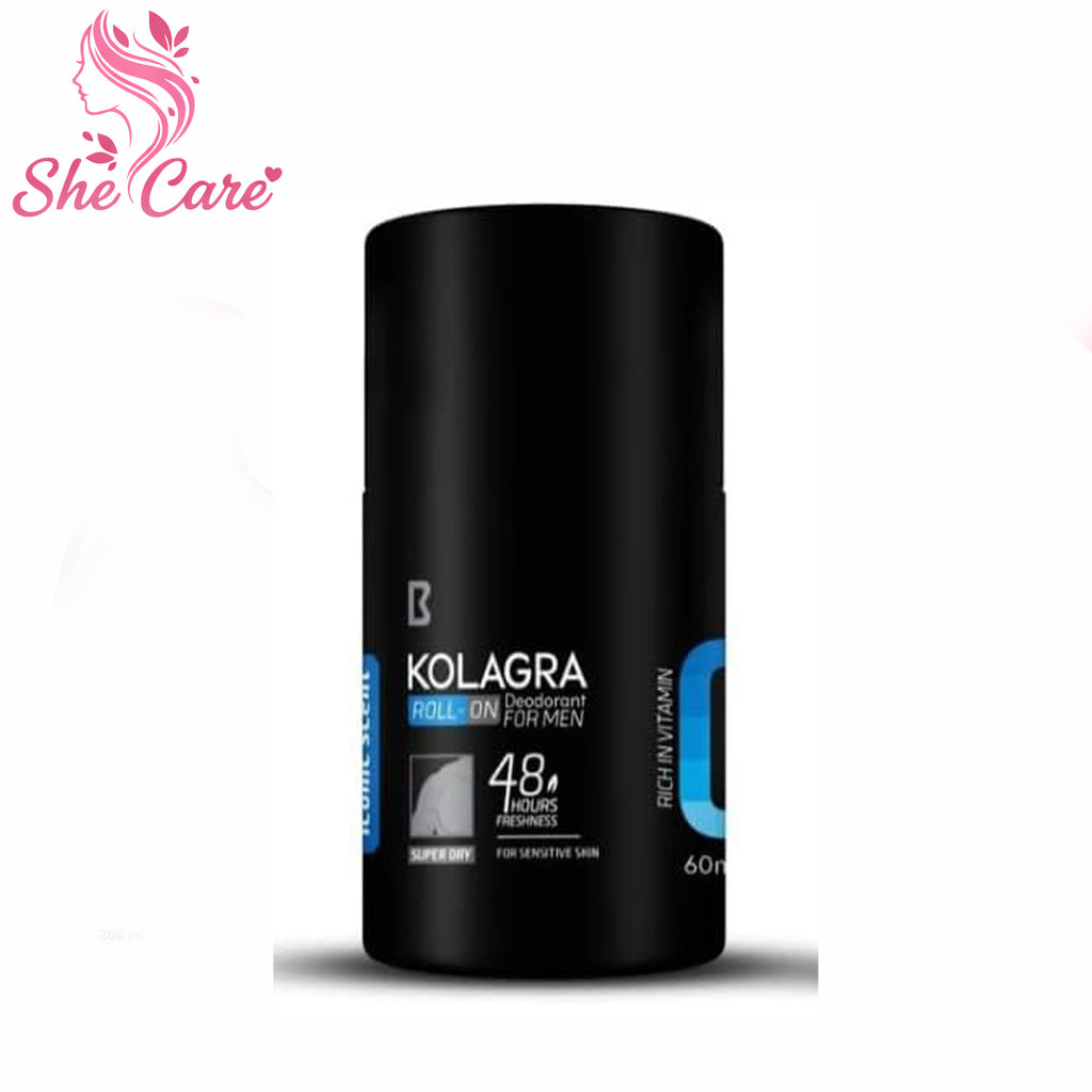 Kolagra Super Dry 48H Men's Roll-On Deodorant Iconic Scent