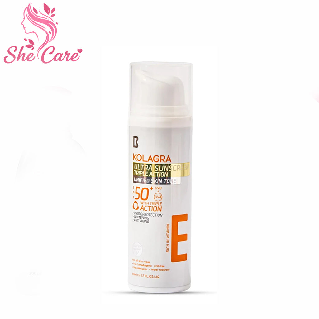 Kolagra Ultra Sunscreen Triple action SPF50+