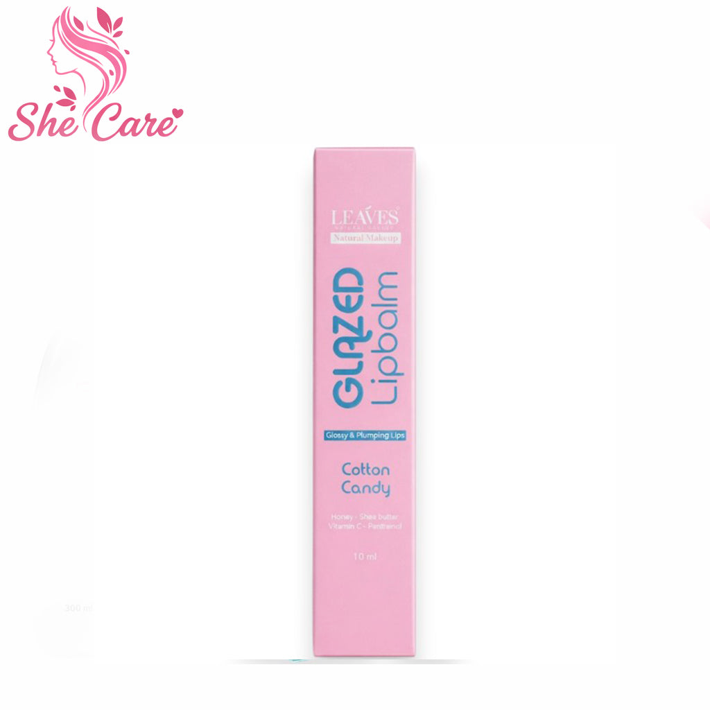 Leaves Glazed Lip Balm – Cotton Candy 10Ml