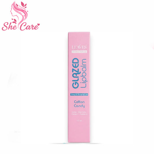 Leaves Glazed Lip Balm – Cotton Candy 10Ml