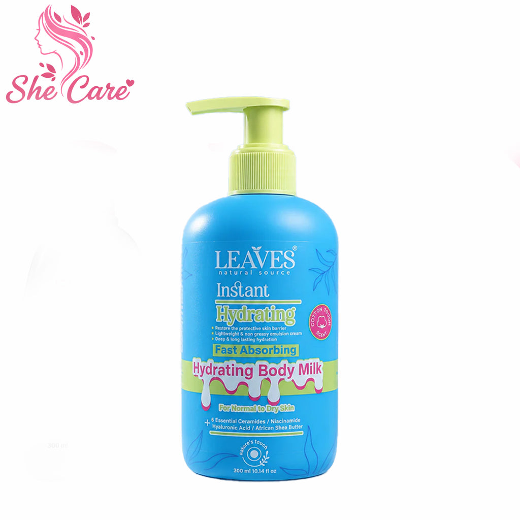 Leaves Hydrating Body Milk Cotton Touch 300Ml