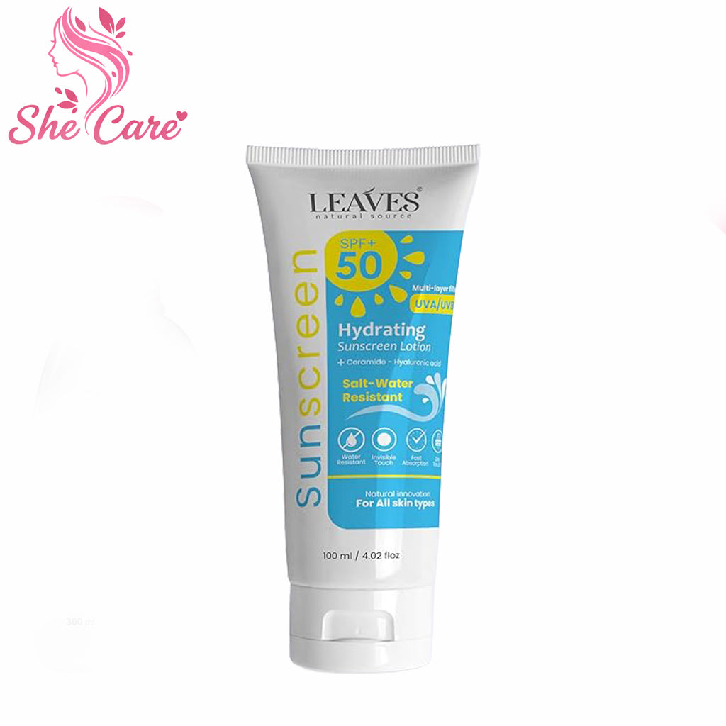 Leaves Sunscreen hydrating 50Ml
