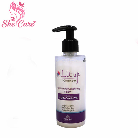 Lit up NanoWhite Cleanser