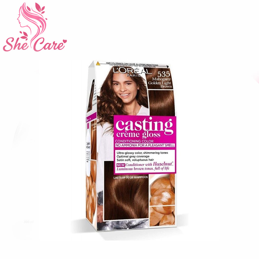 Loreal Casting Creme Gloss 535 Mahogany Golden Light Brown