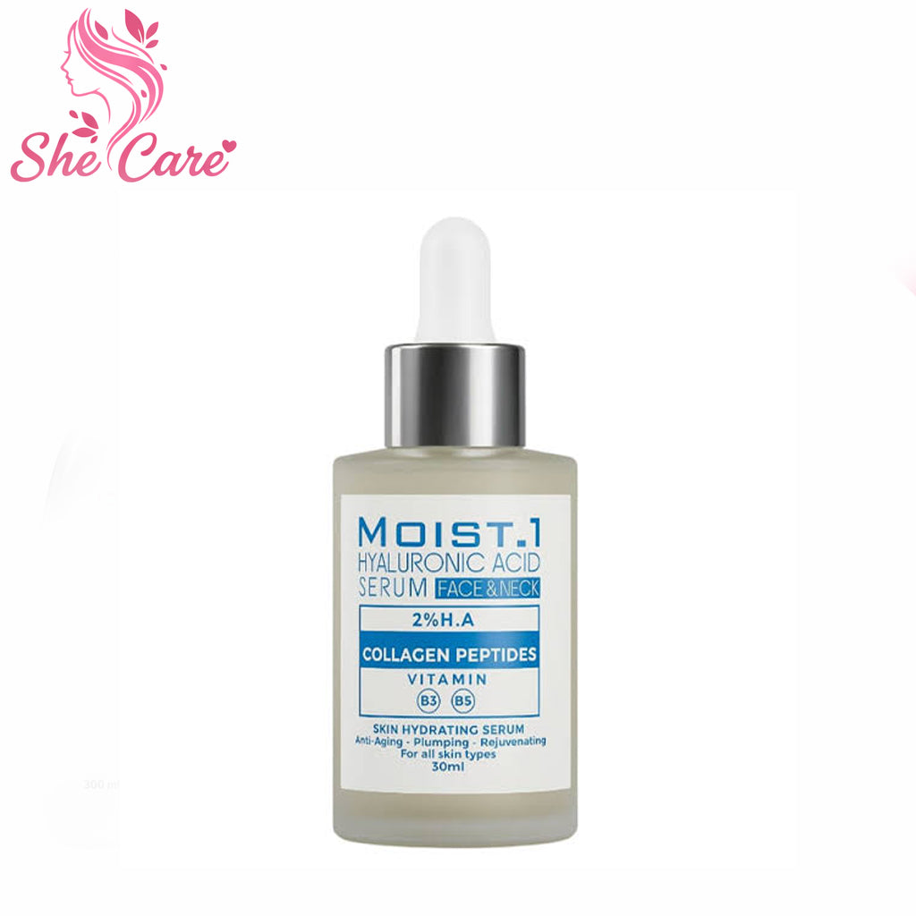 Moist - 1 Hyaluronic Serum Face And Neck - For All Skin Types 30 ml
