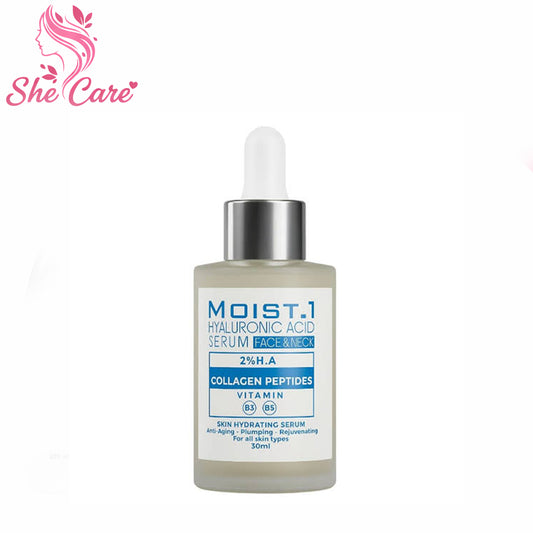 Moist - 1 Hyaluronic Serum Face And Neck - For All Skin Types 30 ml