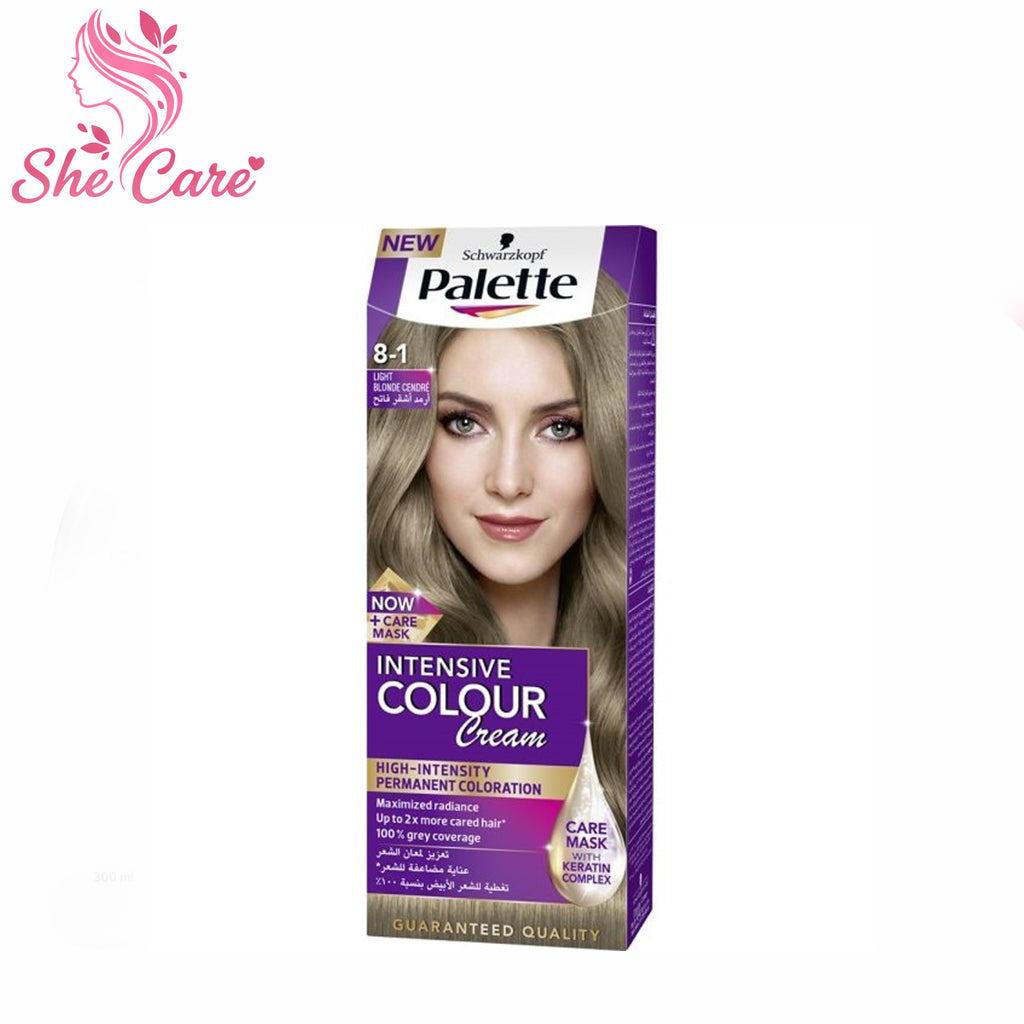 Palette Intensive Color Creme 8-1 Light Blonde Cendre