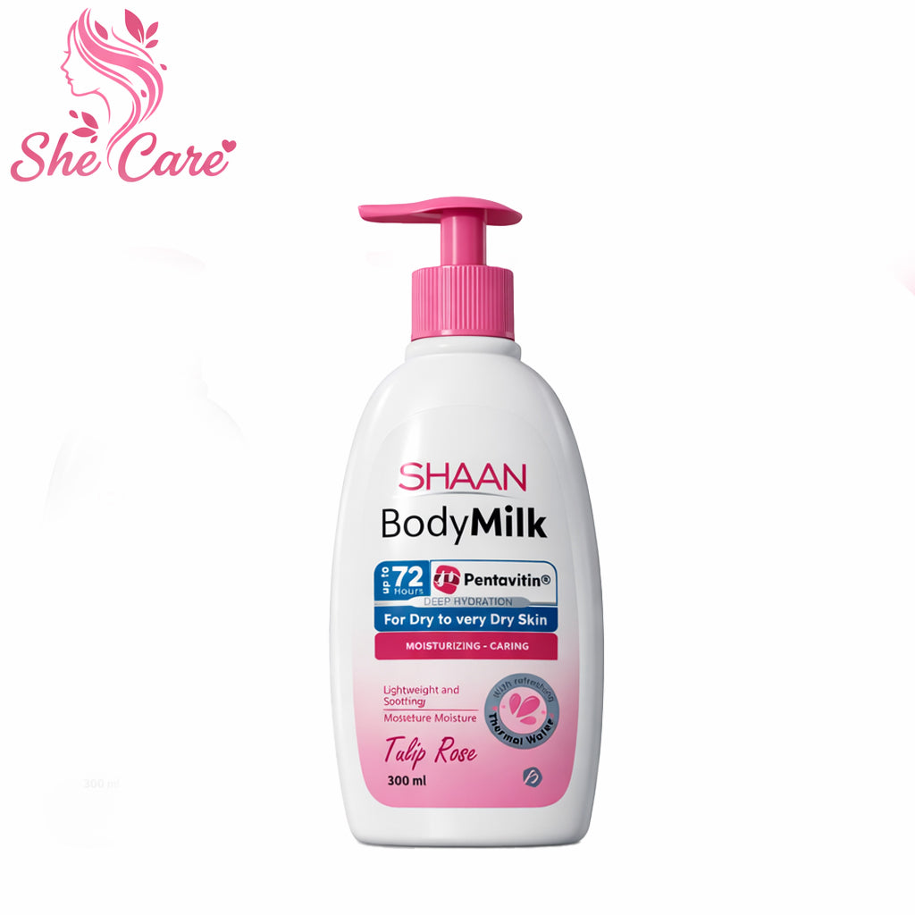 Shaan Tulip Rose Body Milk 300ml