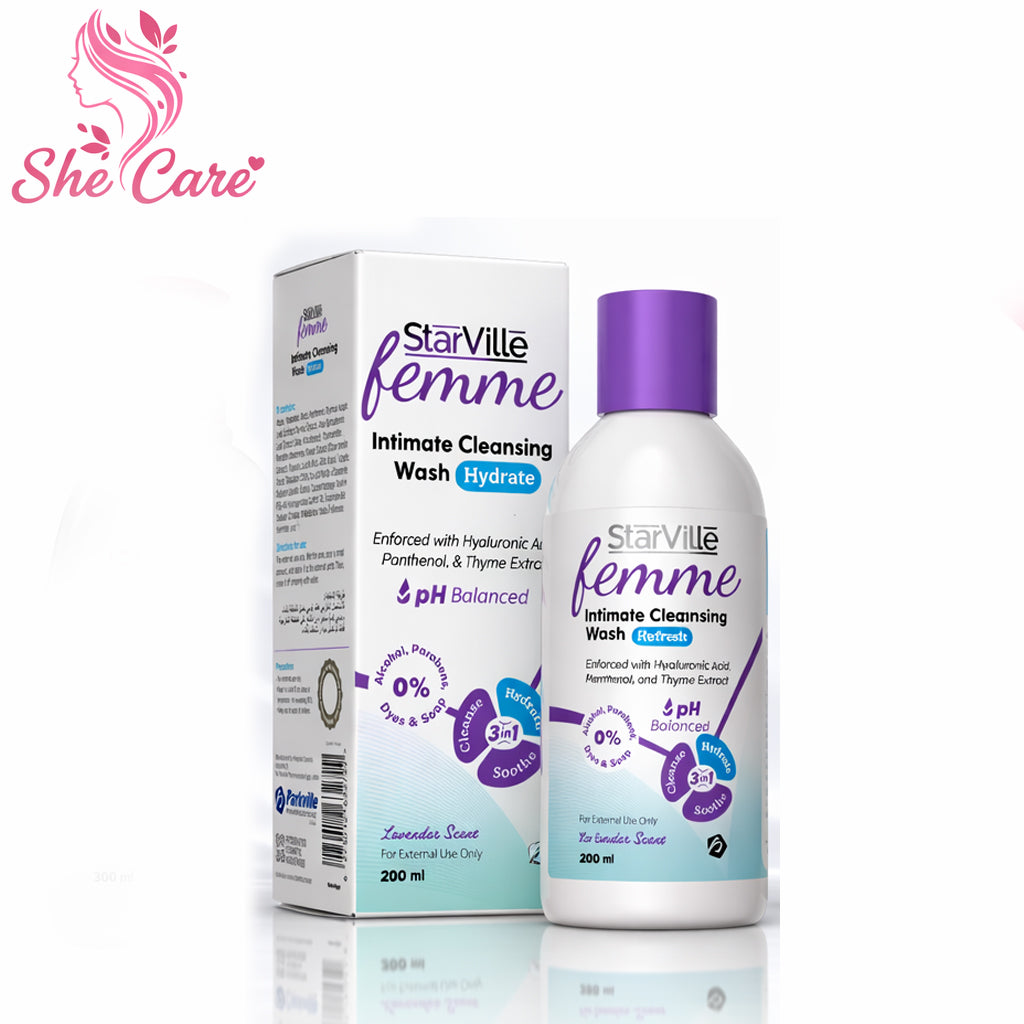 StarVille Femme Intimate Cleansing Wash Hydrate 200 ml