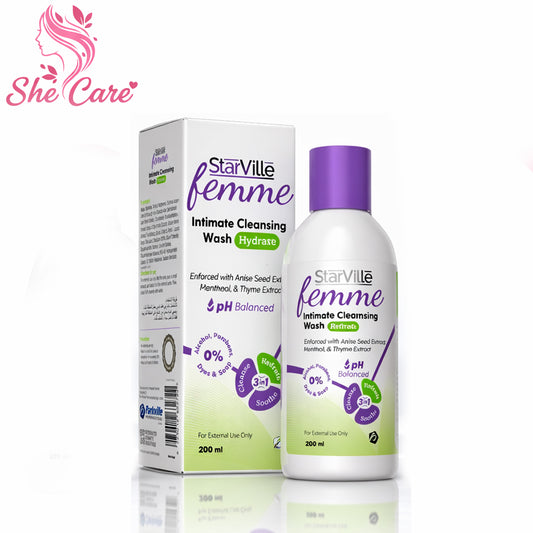 StarVille Femme Intimate Cleansing Wash Refresh 200 ml