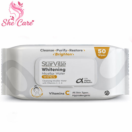 StarVille Whitening Micellar Water Wipes 50