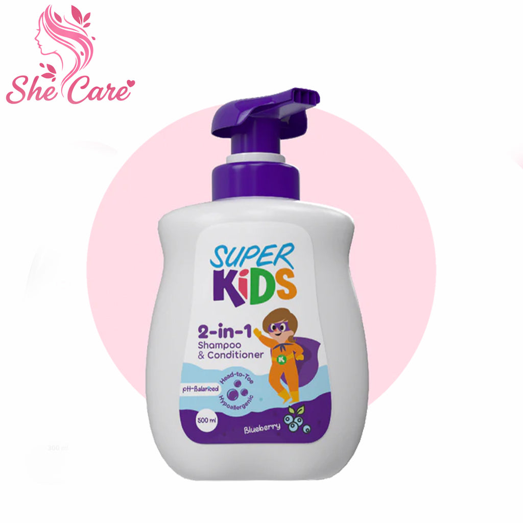 Superkids 2 In 1 Shampoo & Conditioner 500ml
