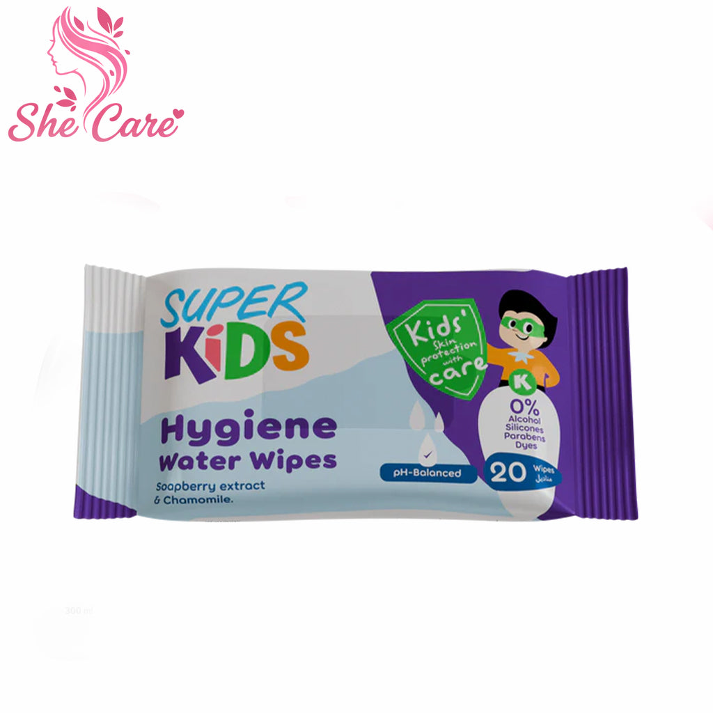 Superkids Water Wipes 20 Wipes