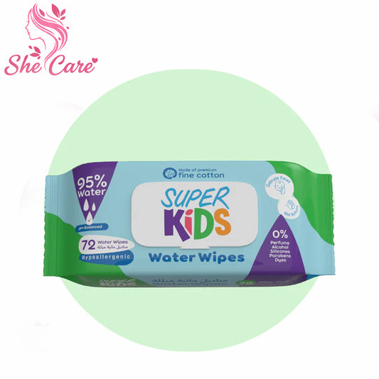 Superkids Water Wipes 72 Wipes